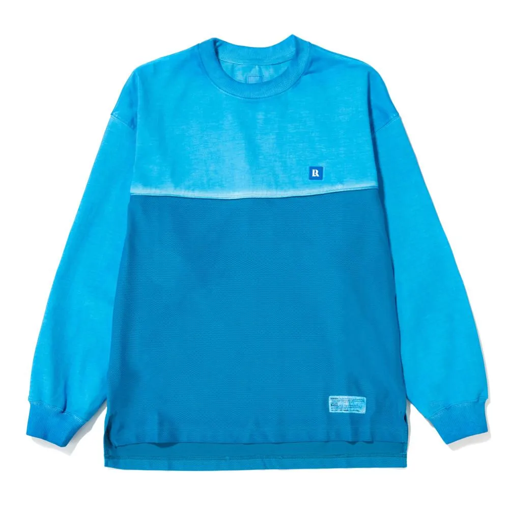Liberaiders Overdyed Mesh Long Sleeve T-shirt / Blue